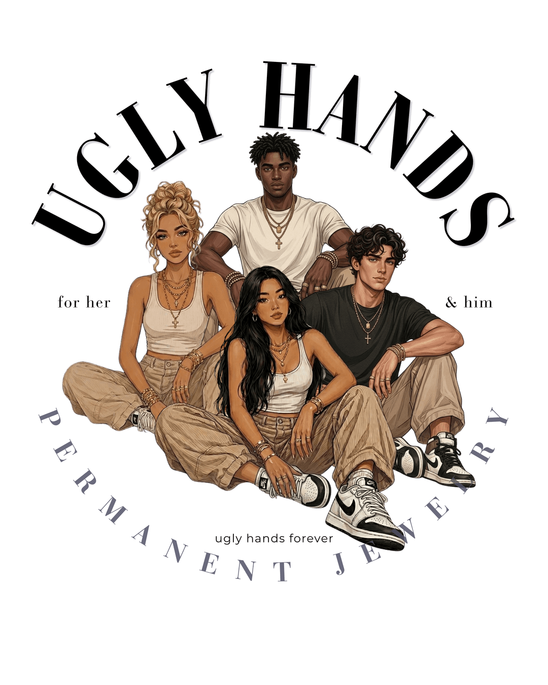 Ugly Hands permanent jewelry